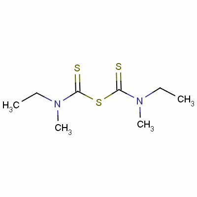 乙基甲硫基氨基硫代甲酸酐结构式_61900-98-9结构式