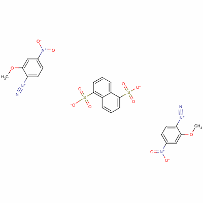 固红B二磺酸萘盐结构式_61925-55-1结构式