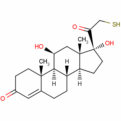 替可的松结构式_61951-99-3结构式