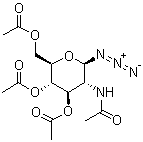 2-乙酰氨基-3,4,6-三-邻乙酰基-2-脱氧-beta-d-吡喃葡萄糖叠氮化物结构式_6205-69-2结构式