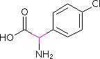 DL-对氯苯甘氨酸结构式_6212-33-5结构式