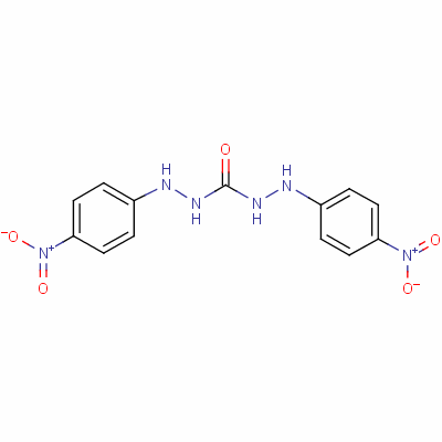 1,5-双(4-硝基苯基)碳酰肼结构式_622-69-5结构式