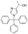 1-(1-三苯甲游基-1H-咪唑-4-基)-乙醇结构式_62256-50-2结构式