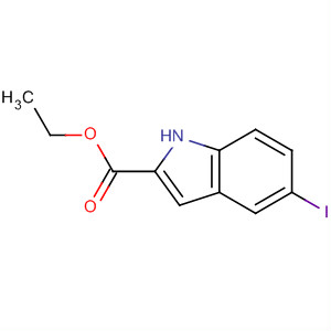 5-碘-1H-吲哚-2-羧酸乙酯结构式_623918-49-0结构式