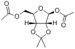 1,5-二-O-乙酰基-2,3-O-异亚丙基-beta-D-呋喃核糖结构式_62410-12-2结构式