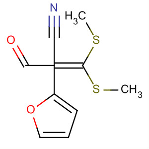 2-(2-呋喃基羰基)-3,3-二(甲基硫代)丙烯腈结构式_62455-59-8结构式