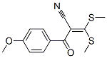 2-(4-Methoxybenzoyl)-3,3-di(methylthio)acrylonitrile Structure,62455-63-4Structure