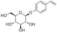 O-beta-D-吡喃葡萄糖苷对乙烯基苯酯结构式_62470-46-6结构式