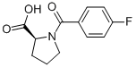 N-(4-氟苯甲酰基)-l-脯氨酸结构式_62522-93-4结构式