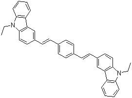 3,3’-(1,4-Phenylenedi-2,1-ethenediyl)bis(9-ethyl-9h-carbazole) Structure,62608-15-5Structure