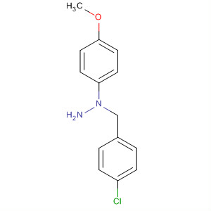 Hydrazine, 1-[(4-chlorophenyl)methyl]-1-(4-methoxyphenyl)- Structure,62646-04-2Structure