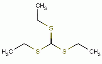 三(乙硫基)甲烷结构式_6267-24-9结构式