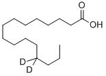 十六烷酸-D2结构式_62690-28-2结构式