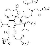 百里香酚酞络合剂结构式_62698-55-9结构式