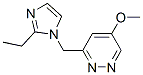 (9CI)-3-[(2-乙基-1H-咪唑-1-基)甲基]-5-甲氧基-吡嗪结构式_627525-67-1结构式