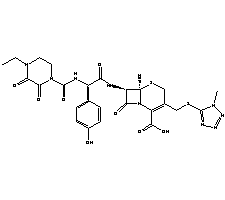 头孢哌酮结构式_62893-19-0结构式