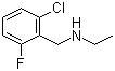 2-氯-N-乙基-6-氟苄胺结构式_62924-59-8结构式