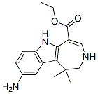 Azepino[4,5-b]indole-5-carboxylic acid, 9-amino-1,2,3,6-tetrahydro-1,1-dimethyl-, ethyl ester Structure,629663-24-7Structure