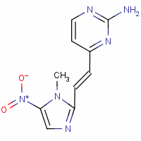 嘧啶硝唑结构式_62973-76-6结构式