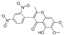 3-(2,4-二硝基苯基)-5-羟基-6,7-二甲氧基-2-甲基-4H-1-苯并吡喃-4-酮结构式_62995-19-1结构式