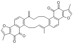 甘西鼠尾新酮 A结构式_630057-39-5结构式