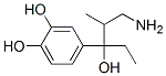 (9ci)-4-(3-氨基-1-乙基-1-羟基-2-甲基丙基)-1,2-苯二醇结构式_630394-83-1结构式
