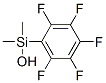 Dimethyl(pentafluorophenyl)silanol Structure,63107-86-8Structure