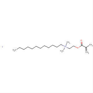 N-(2-(异丁烯酰基氧基)乙基)-N,N-二甲基十二烷-1-碘化铵结构式_63148-01-6结构式