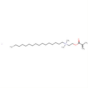 N-(2-(异丁烯酰基氧基)乙基)-N,N-二甲基十六烷-1-碘化铵结构式_63148-26-5结构式