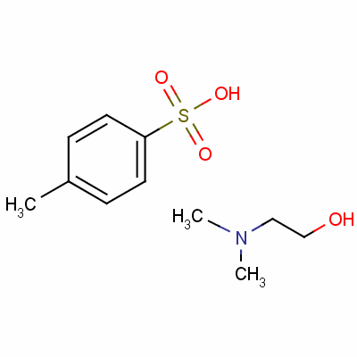 (羟基乙基)二甲基铵对甲苯磺酸盐结构式_63150-14-1结构式