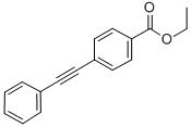 4-(苯乙炔基)苯甲酸乙酯结构式_63164-96-5结构式