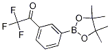 2,2,2-三氟-1-(3-(4,4,5,5-四甲基-1,3,2-二噁硼烷-2-基)苯基)乙酮结构式_631909-42-7结构式