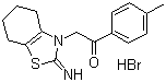 2-(2-亚氨基-4,5,6,7-四氢苯并噻唑-3-基)-1-P-苯甲基乙酮氢溴酸盐结构式_63208-82-2结构式