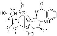 苯甲酰新乌头原碱结构式_63238-67-5结构式