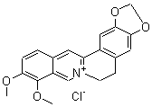 盐酸黄连素结构式_633-65-8结构式