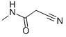 2-氰基-N-甲基乙酰胺结构式_6330-25-2结构式
