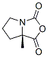 (s)-(9ci)-四氢-7a-甲基-1H,3h-吡咯并[1,2-c]噁唑-1,3-二酮结构式_63399-78-0结构式