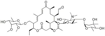 泰乐菌素3-乙酸酯结构式_63409-10-9结构式