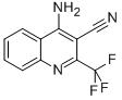 4-氨基-2-三氟甲基-3-喹啉甲腈结构式_634170-61-9结构式