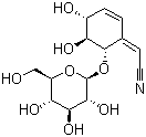 紫草氰苷结构式_63492-69-3结构式