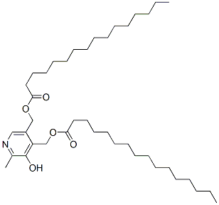 吡哆醇二棕榈酸酯结构式_635-38-1结构式