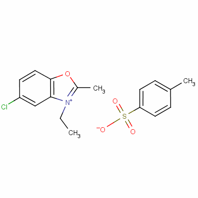 5-氯-3-乙基-2-甲基苯并恶唑鎓对甲苯磺酸盐结构式_63512-20-9结构式