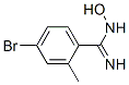 4-Bromo-N-hydroxy-2-methyl-benzamidine Structure,635702-27-1Structure