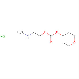 2-(甲基氨基)乙基 四氢吡喃-4-基碳酸酯盐酸盐结构式_635750-89-9结构式
