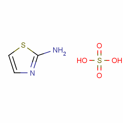 2-铵基噻唑鎓硫酸盐结构式_63589-20-8结构式