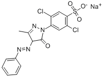 酸性黄14结构式_6359-97-3结构式