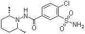 氯帕胺结构式_636-54-4结构式