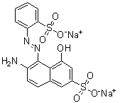 酸性红54结构式_6360-03-8结构式