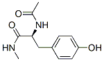 (alphaS)-alpha-(乙酰氨基)-4-羟基-N-甲基-苯丙酰胺结构式_6367-14-2结构式