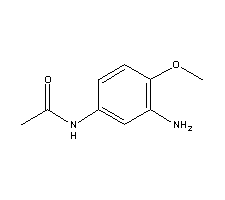 3-氨基-4-甲氧基乙酰苯胺结构式_6375-47-9结构式